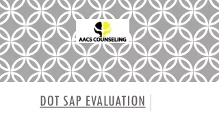 Understanding DOT SAP Evaluation: Ensuring Safety and Compliance