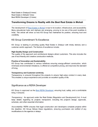 real estate in zirakpur 2 times real estate