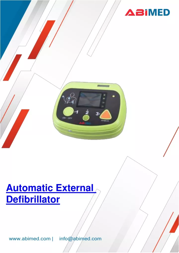 automatic external defibrillator