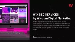 Achieve Higher Rankings with WIX SEO Services by Wisdom Digital Marketing