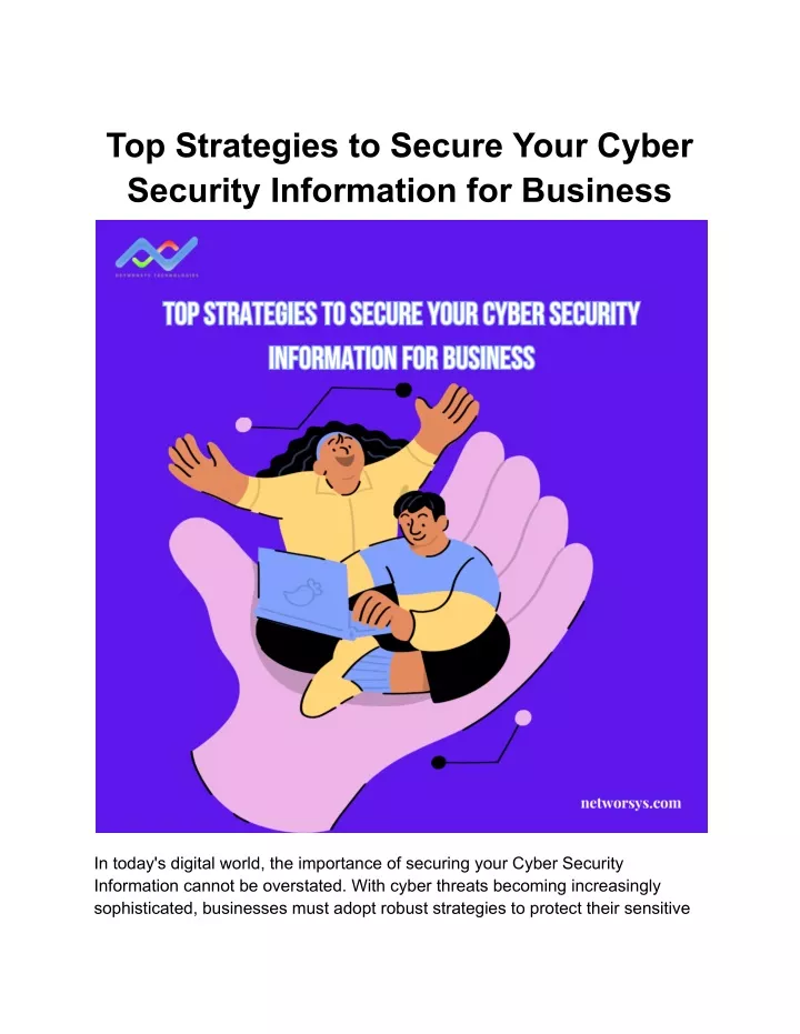 top strategies to secure your cyber security