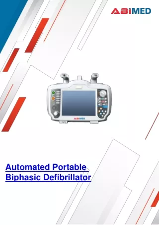 Automated-Portable-Biphasic-Defibrillator-