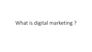 what is digital marketing