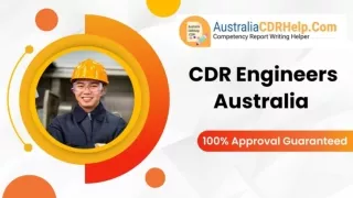 CDR Engineers Australia – 100% Approval Guaranteed