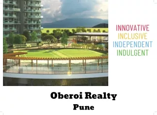 Oberoi Pune Apartmnets Brochure