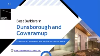 Best Builders in Dunsborough and Cowaramup