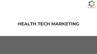 health tech marketing