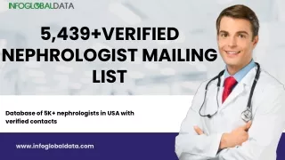 5 439 verified nephrologist mailing list