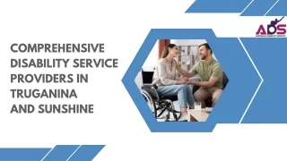 Comprehensive Disability Service Providers In Truganina And Sunshine