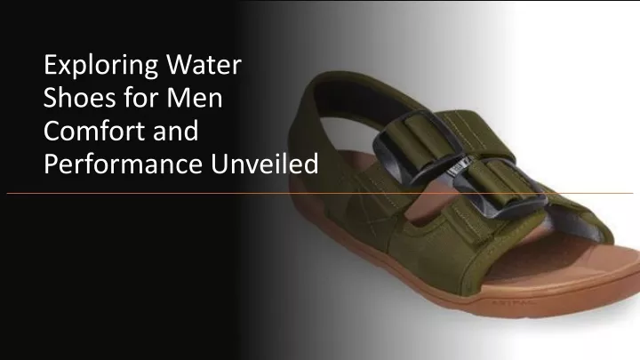 exploring water shoes for men comfort and performance unveiled