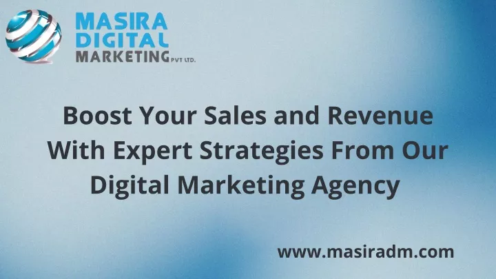 boost your sales and revenue with expert