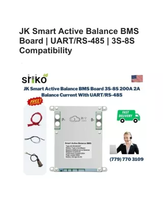 jk smart active balance bms board uart