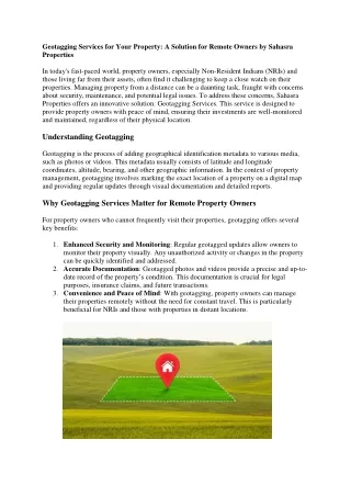 geotagging services for your property a solution