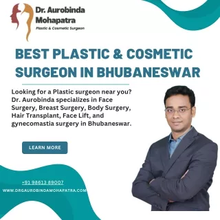 Best Plastic & Cosmetic Surgeon in Bhubaneswar