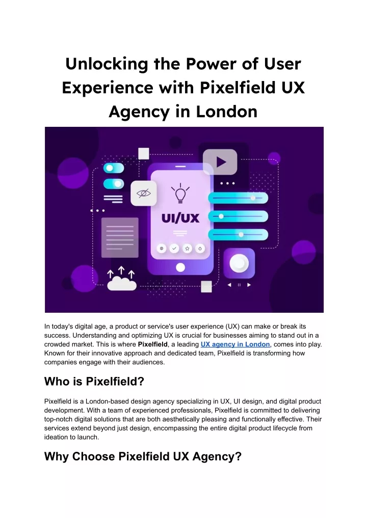 unlocking the power of user experience with