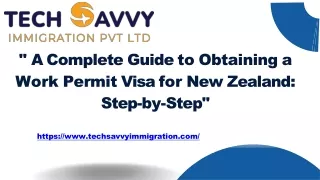 A Complete Guide to Obtaining a Work Permit Visa for New Zealand Step-by-Step