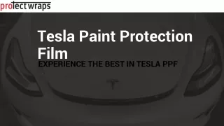 Tesla Paint Protection Film