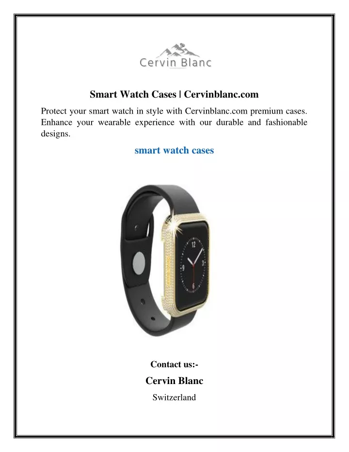 smart watch cases cervinblanc com