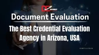 The Leading Credential Evaluation Company in the USA