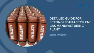 Detailed Report On Acetylene Gas Manufacturing Unit PDF