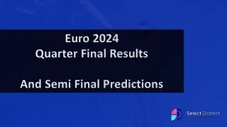 Euro 2024 Predictions - Quarter Final Results