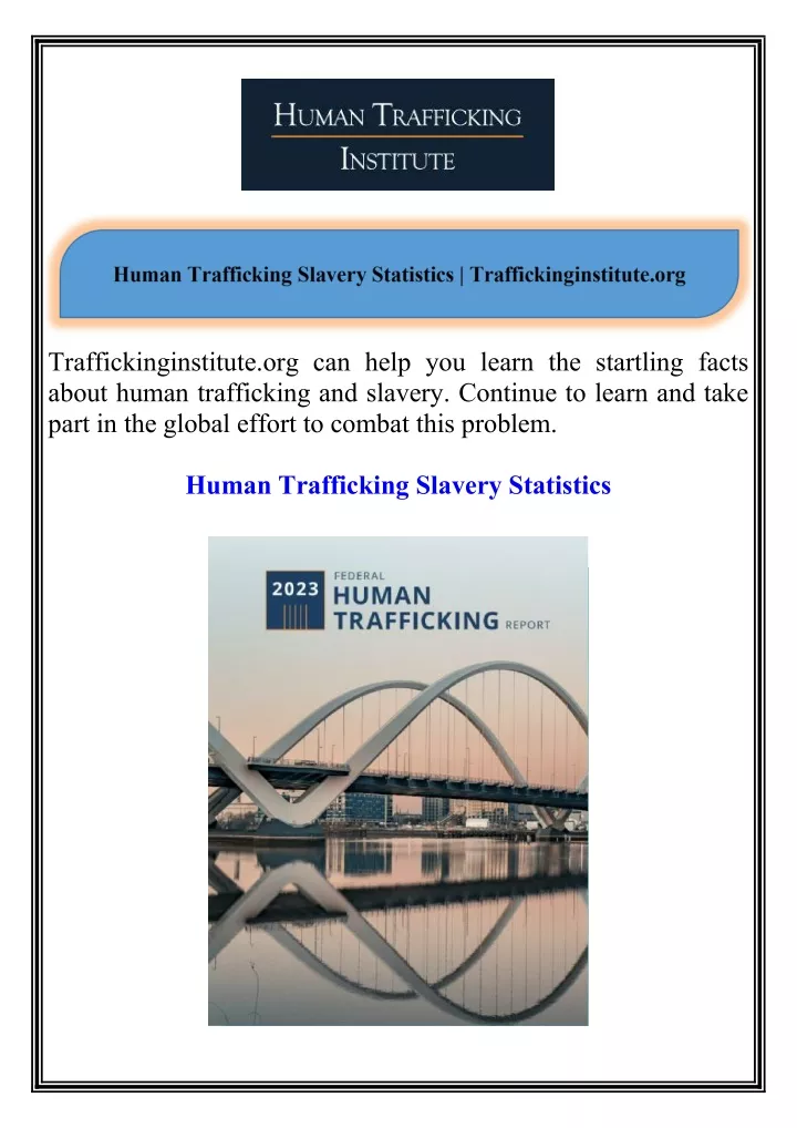 traffickinginstitute org can help you learn