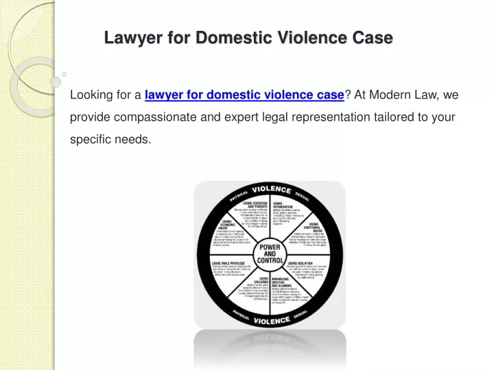 lawyer for domestic violence case