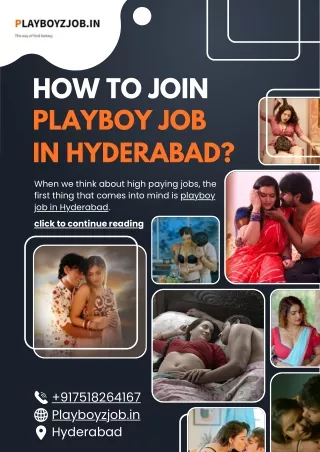 How to Join Playboy Job in Hyderabad?