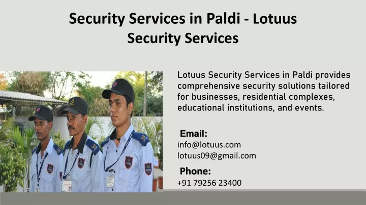 security services in paldi lotuus security