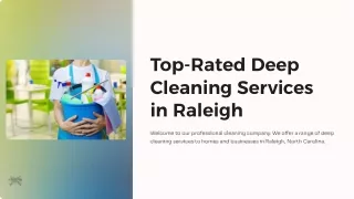 Top Rated Deep Cleaning Services in Raleigh