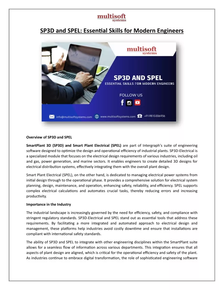 sp3d and spel essential skills for modern