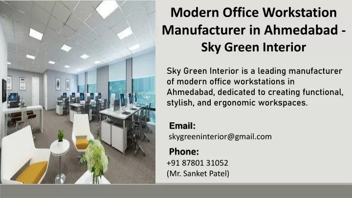 modern office workstation manufacturer