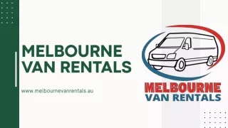 Van Rental Monthly