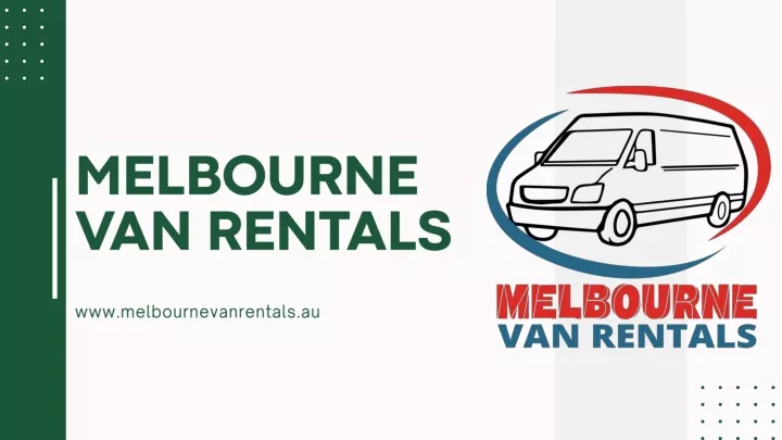 melbourne van rentals