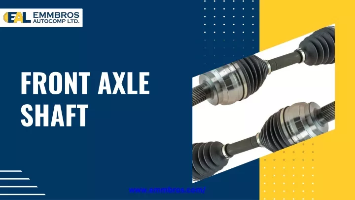 front axle shaft