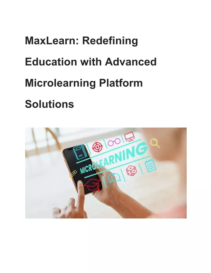 maxlearn redefining