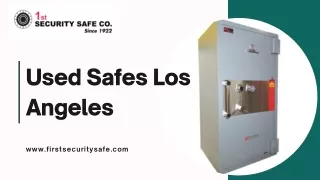 Used Safes Los Angeles