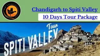 Chandigarh to Spiti Valley 10 Days Tour Package by new chandigarh travels