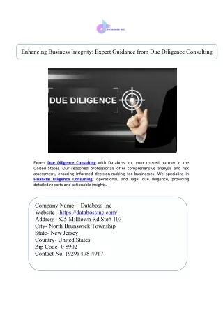 enhancing business integrity expert guidance from