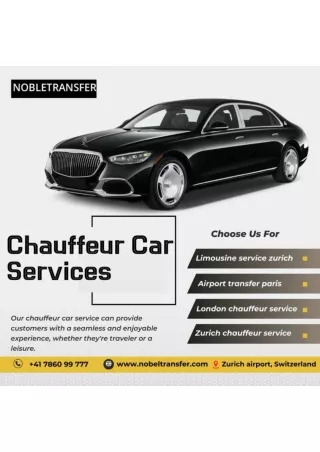 Chauffeur Car Services