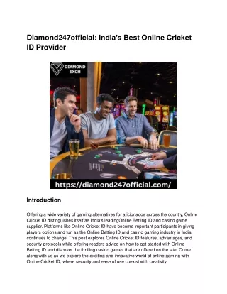 Diamond247official_ India’s Best Online Cricket ID Provider (1)