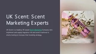 Elevate Your Space with Powerful Scent Machines