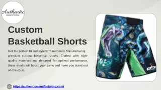 custom basketball shorts
