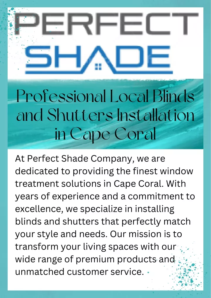 professional local blinds and shutters