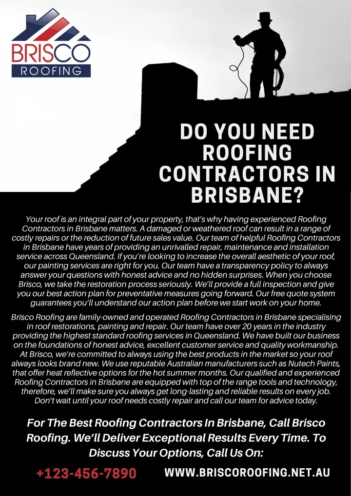 do you need roofing contractors in brisbane