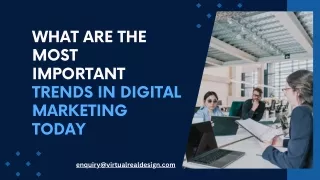 What are the most important trends in digital marketing today