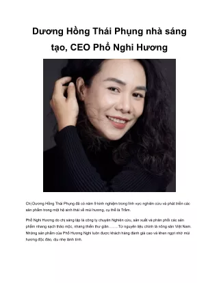 Dương Hồng Thái Phụng