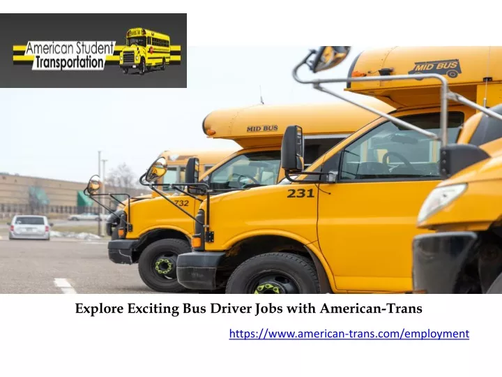 explore exciting bus driver jobs with american