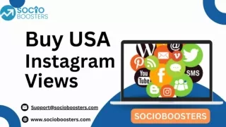 Buy USA Instagram Views - SocioBoosters