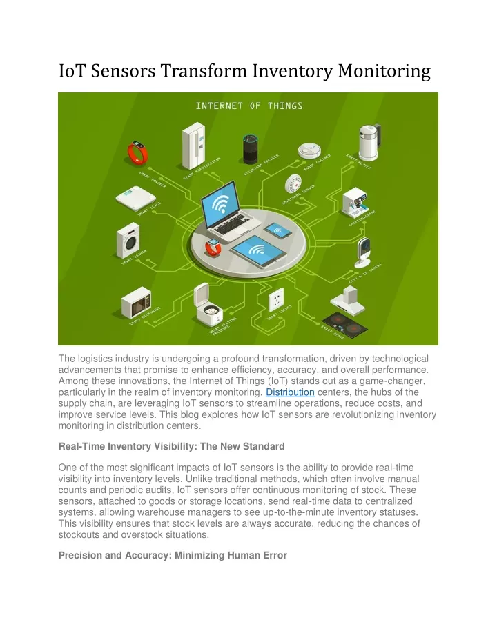 iot sensors transform inventory monitoring